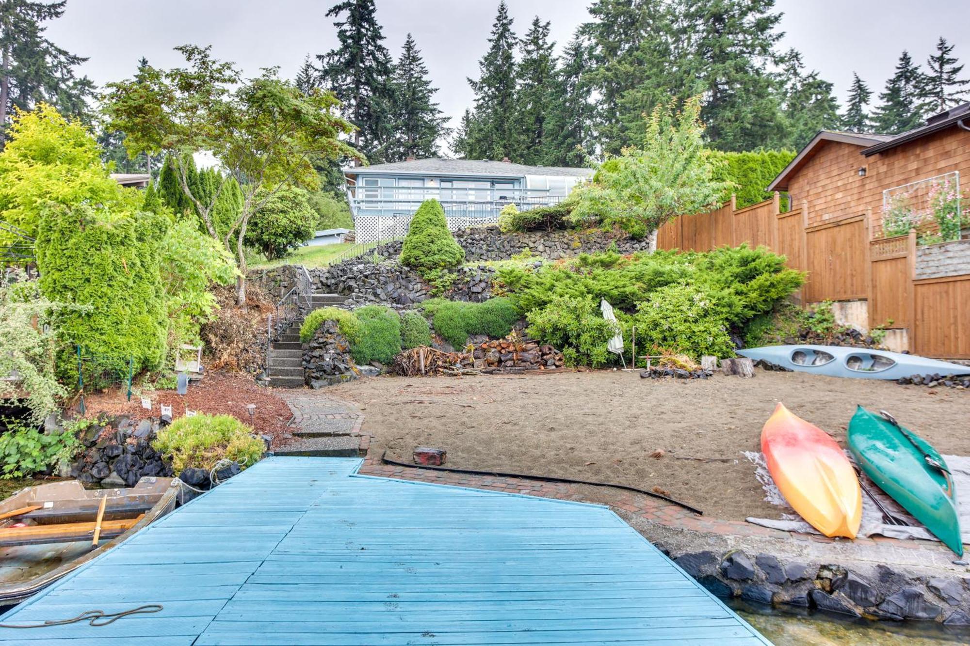 Tacoma Home On Steilacoom Lake With Dock! Exterior foto