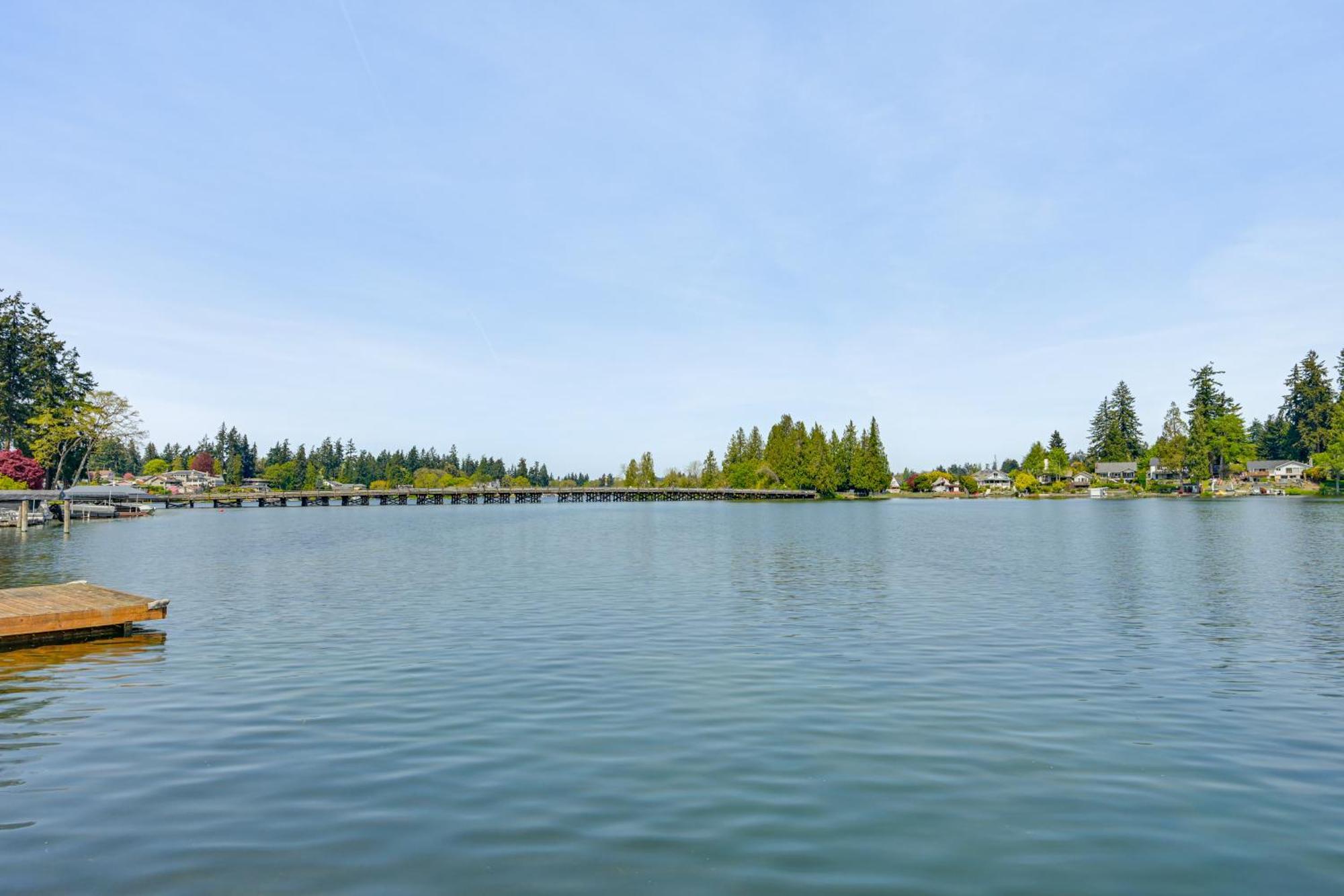 Tacoma Home On Steilacoom Lake With Dock! Exterior foto